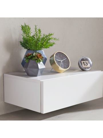 KADIMA DESIGN Nachttisch Modern | Spanplatte Foliert, Robust, Pflegeleicht in Weiß