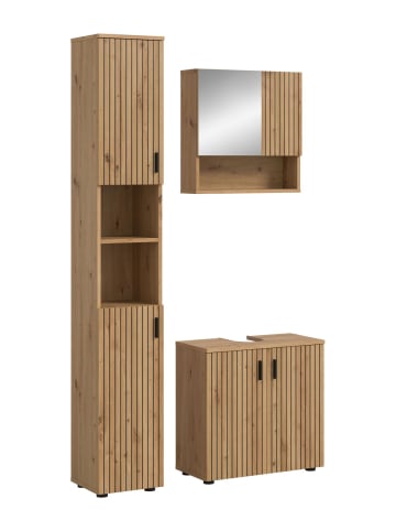 ebuy24 Badmöbelset Mone Eiche 105 x 30 cm