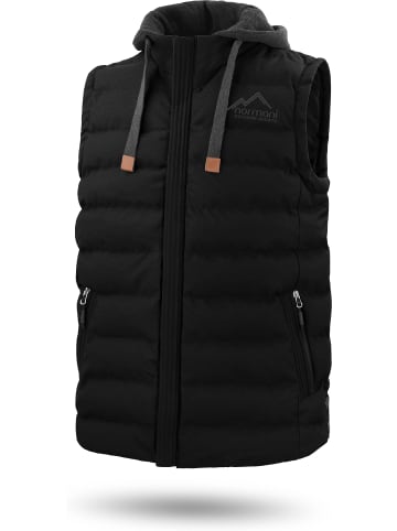 Normani Outdoor Sports Herren Winter-Steppweste Nanaimo in Schwarz