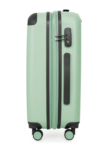 Hauptstadtkoffer Spree - Koffer Handgepäck Bordgepäck Trolley 55 x 36 x 21 cm erweiterbar max. 42 L, TSA in Mint