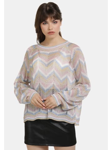 myMo at night Pullover in Multicolor Gestreift