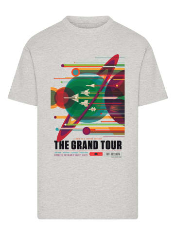 F4NT4STIC T-Shirt NASA The Grand Tour Interplanetary in grau meliert