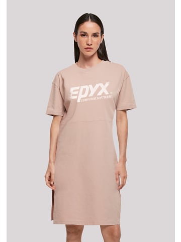 F4NT4STIC Oversized Kleid EPYX Logo WHT in duskrose