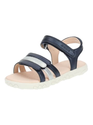 Geox Sandalen in Blau/Silber