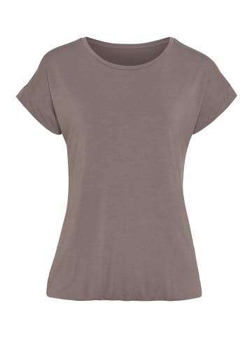 Vivance Kurzarmshirt in taupe