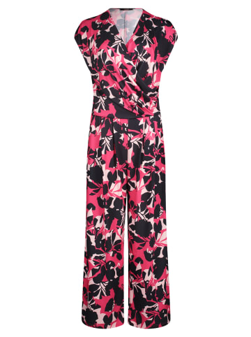 Vera Mont Jumpsuit mit Blumenprint in Dark Blue/Pink