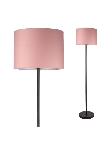 Pauleen Stehleuchte Grand Reverie in Schwarz / Rosa -H:1420mm