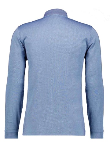 Ragman Poloshirt langarm in Blau