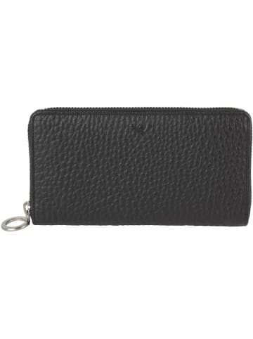 VLD VOi Leather Design Hirsch Amy Geldbörse Leder 18 cm schwarz