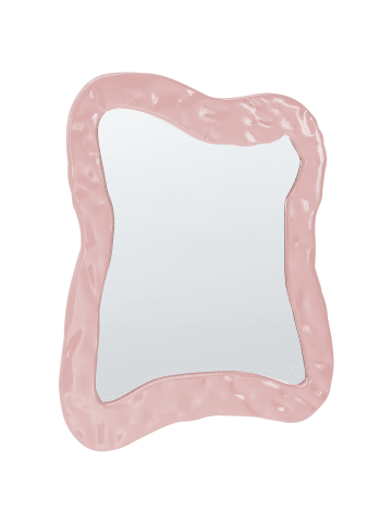 Beliani Wandspiegel PENCRAN in Rosa - (W) 60 x (H) 80 x (L) 3 cm Horizontal