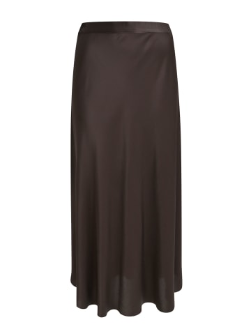 Milano Italy Rock mit elastischem Bund hinten in Mocca