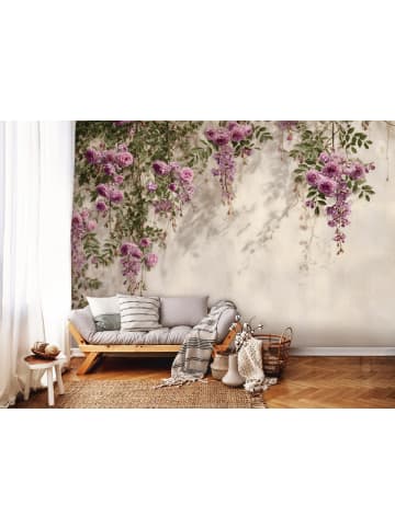 WALLARENA Fototapete Blumen in Lila