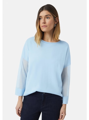 comma Strickpullover langarm in Blau
