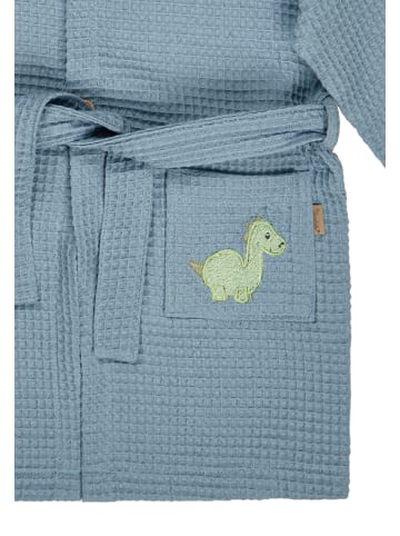 Sterntaler Bademantel DINO Rexi in helles blau