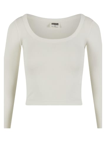 Urban Classics Longsleeves in offwhite
