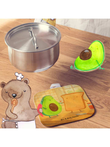 Mr. & Mrs. Panda Topflappen Avocado Toast Design ohne Spruch in Weiß