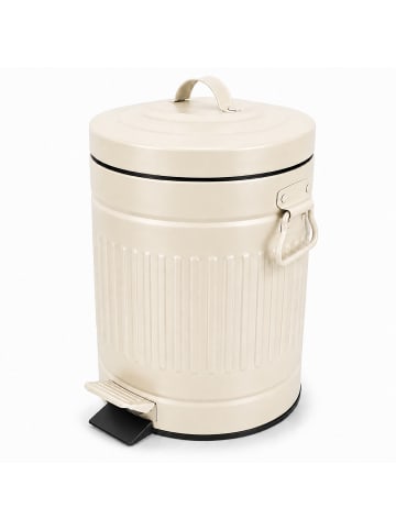 relaxdays Kosmetikeimer in Beige - 5 Liter