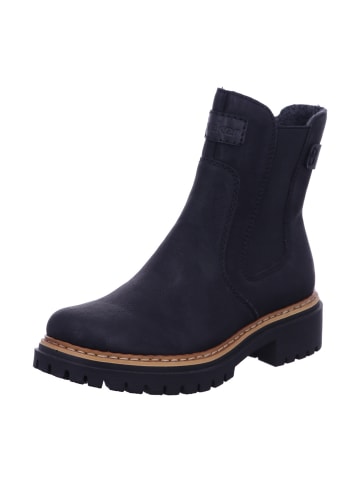 rieker Damen Winterschuhe warm in Schwarz