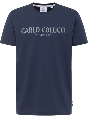 Carlo Colucci T-Shirt di Comun in Navy