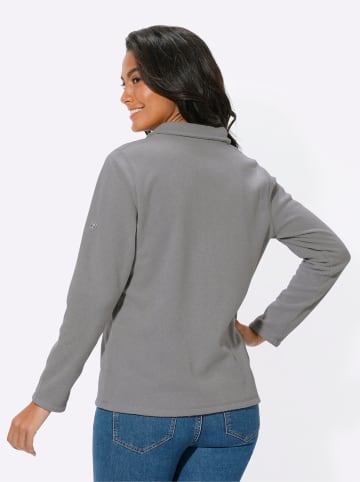 WITT WEIDEN Fleece-Shirt in grau-meliert