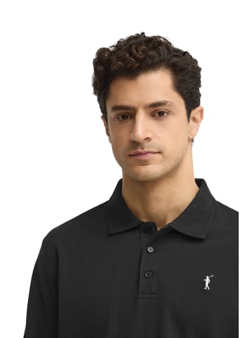 Polo Club Poloshirt RIGBY GO POLO LS VO in Schwarz
