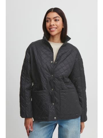 b.young Steppjacke BYBERTA SHORT JACKET - 20812633  Steppjacke mit Knopfleiste in black denim