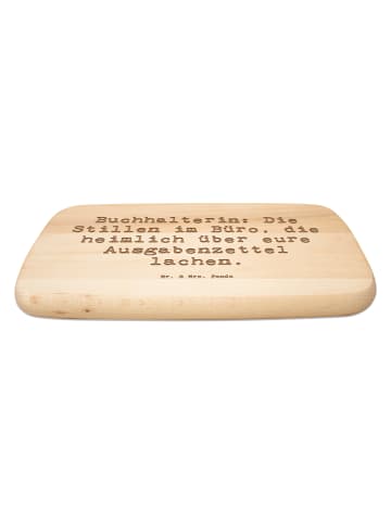 Mr. & Mrs. Panda Holzbrett Spruch Buchhalterin Humor mit Spruch in Transparent