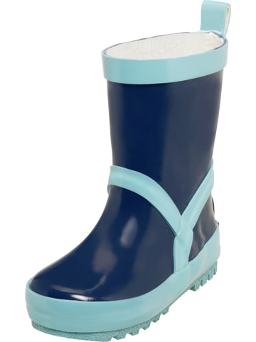 Playshoes Kinder Gummistiefel "Gummistiefel uni" in Blau