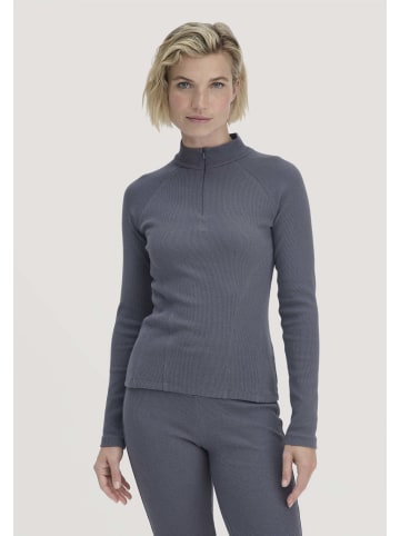 Hessnatur Longsleeve in schieferblau