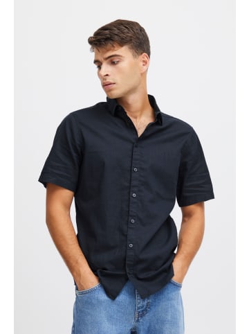 CASUAL FRIDAY Kurzarmhemd CFAksel SS linen mix shirt in Blau