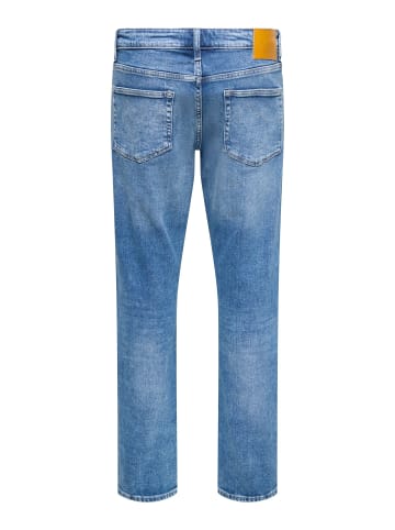 ONLY & SONS Normal geschnitten jeans in Medium Blue Denim