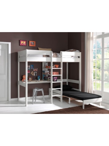 58 aufm Kessel HOCHBETT Karolina 208x175x105/206 aus Massivholz in Weiß