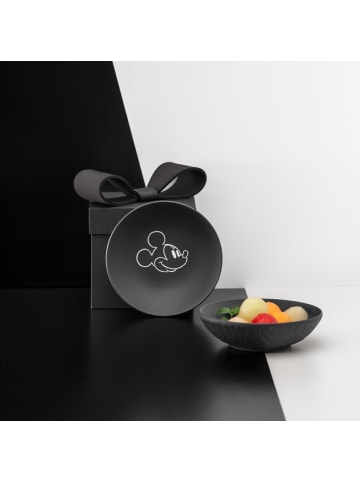 Villeroy & Boch 6er Set Dessertschalen Manufacture Rock - Mickey Mouse ø 13,2 cm in schwarz