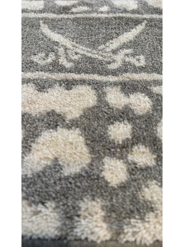 Sansibar Badteppich LEO, 55x65 cm in Taupe/Sand