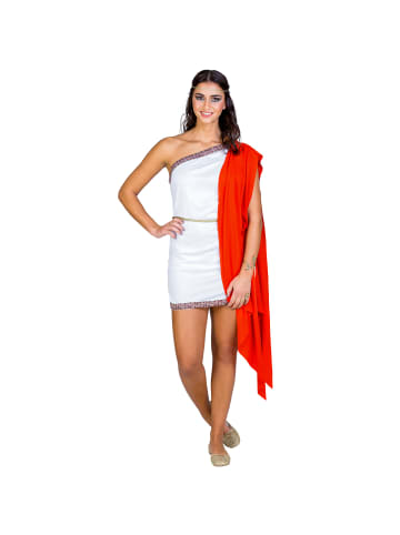 tectake Kurzes, sexy Kleid, weiß