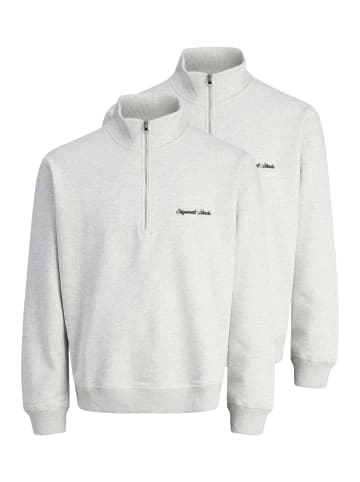 Jack & Jones Sweattroyer Norrebro in Hellgrau