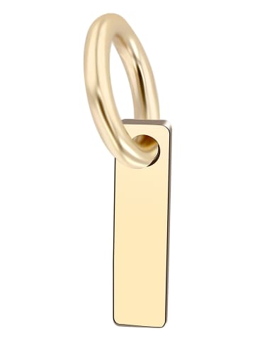 Adeliás Unisex Anhänger – Buchstabe N Buchstabenanhänger aus 375 Gold in gold