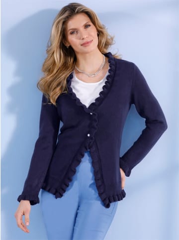 Sieh an! Strickjacke in marine