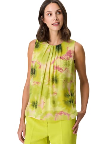 Zero  Blusentop Chiffon mit Druck in GreenGreen