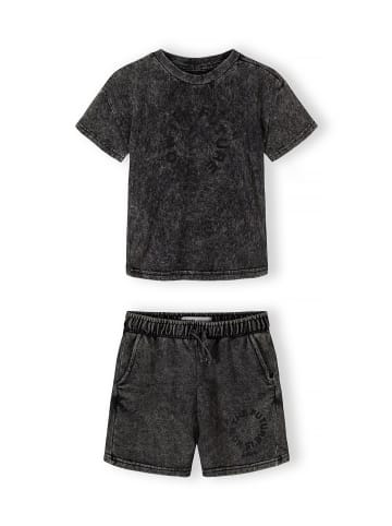 Minoti 2-tlg Shirt & Hose 29FLEECE269 in grau