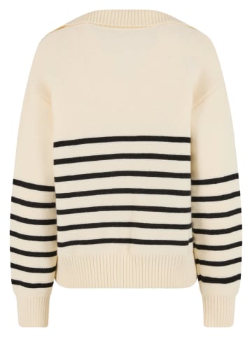 Urban Classics Urban Classics Gestrickter Rundhalsausschnitt in beige/black