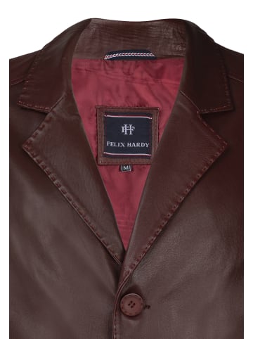 Felix Hardy Lederjacke in Bordeaux