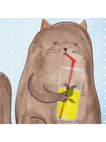 Mr. & Mrs. Panda Glas Igel händchenhaltend ohne Spruch in Transparent