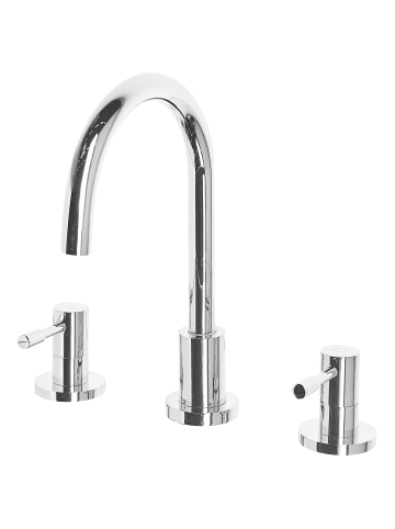 Beliani Wasserhähne SIPI in Silber - (W) 5.5 x (H) 27 x (L) 16 cm