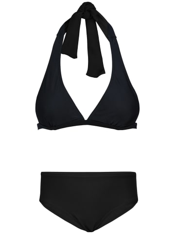 Aquarti Mädchen Bikini Set Zweiteilig Bikinislip Bustier in schwarz