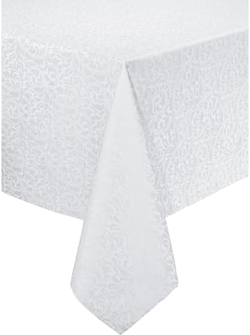 Erwin Müller Jacquard, Baumwollmischung, Gewebt Tischdecke Hamm in weiß