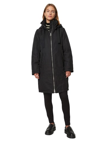 Marc O'Polo Parka mit abnehmbarer Kapuze fitted in Schwarz