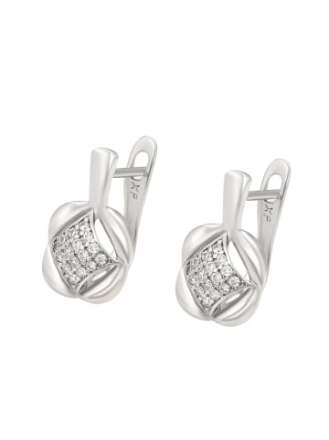 faina Women Huggie Earrings in Silver