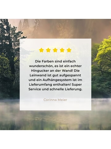 MuchoWow Leinwand bilder See (BxH)