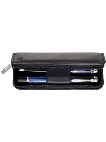 Pelikan Schreibgeräte-Etui TGX2N Nappa-Leder für 2 Schreibgeräte schwarz